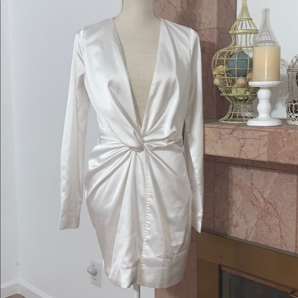 Fashion Nova Dresses & Skirts - FashionNova LowCut Long Sleeve Dress-Kylie Jenner